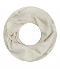 Loop Schal - einfarbig, creme