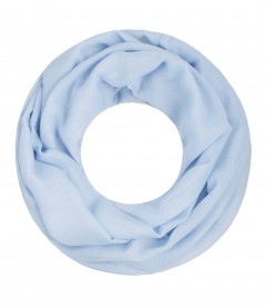 Loop Schal - einfarbig, hellblau