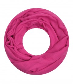 Loop Schal - einfarbig, pink