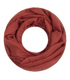 Loop Schal - einfarbig, rost
