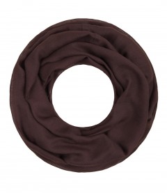Loop Schal - einfarbig, braun