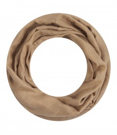 Loop Schal, schmal - einfarbig, camel