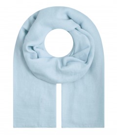 Damen Halstuch, XL - einfarbig, hellblau