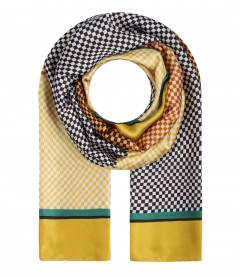 Schal, gelb