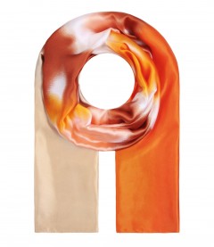 Schal, orange