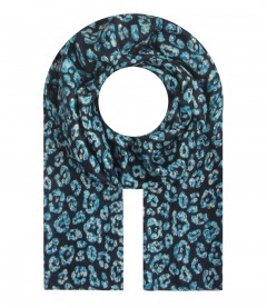 Schal, blau