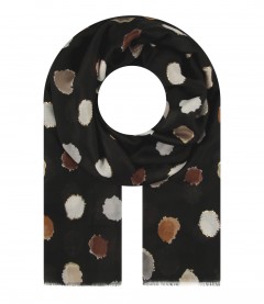 Schal, schwarz