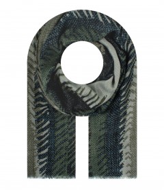 Schal, grün