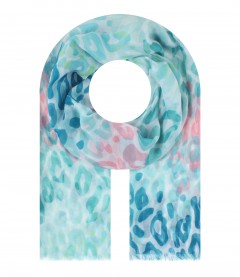 Schal, türkis