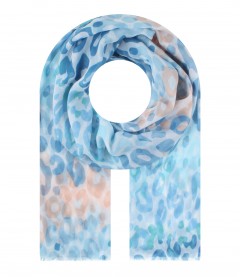 Schal, blau