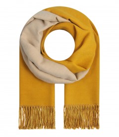 Schal, senfgelb
