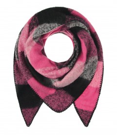 Schal, pink