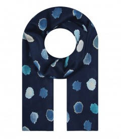 Schal, blau