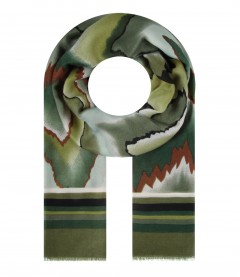 Schal, grün