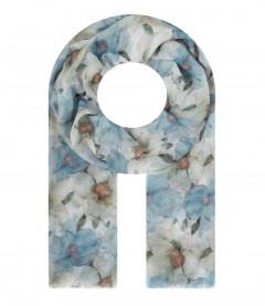 Schal, blau