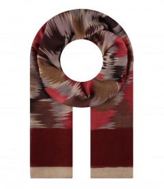 Damen Halstuch, schmal, rot