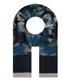 Damen Halstuch, schmal, blau