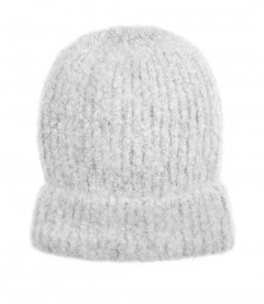 Basic Beanie Mütze, grau