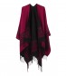 Majea Damen Poncho, rot