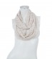 Loop Schal schmal - Lochmuster, beige