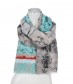 Damen Halstuch, blau