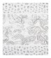 Tuch - Paisley, Leo, grau