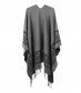 Majea Damen Poncho, grau