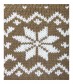 Damen Loop - Strickmuster, taupe