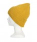 Basic Beanie Mütze - Feinstrick, gelb