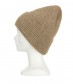 Basic Beanie Mütze - Feinstrick, beige