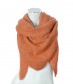Damen Winterschal - Dreieck, orange