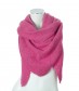 Damen Winterschal - Dreieck, pink