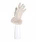 Damen Handschuhe, creme