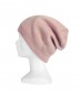 Basic Beanie Mütze - Feinstrick, rosa