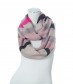 Damen Loop Schal, schmal, rosa