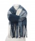 Damen Schal, blau