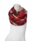 Damen Loop Schal, rot