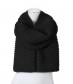 Damen Winterschal, schwarz
