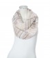 Damen Loop Schal, schmal, beige