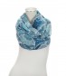 Damen Loop Schal, blau