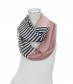 Damen Loop Schal, schmal, rosa