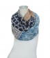 Damen Loop Schal, blau