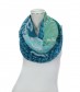 Damen Loop Schal, blau