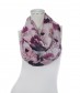 Damen Loop Schal, schmal, beere