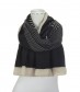 Damen Halstuch, schwarz