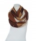 Damen Loop Schal, braun