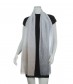 Damen Halstuch, schmal, grau
