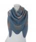 Damen Winterschal, blau