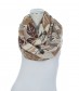 Damen Loop Schal, beige