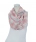 Damen Loop Schal, schmal, rosa